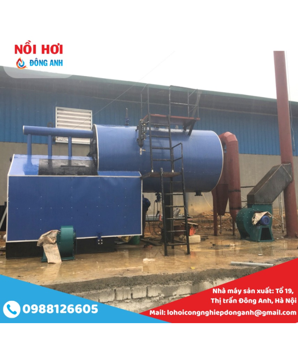 Nồi Hơi Đốt Than Củi 2.5 tấn (2500kg/h)