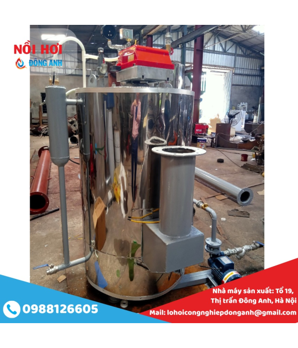 Lò Hơi Đốt Dầu 100kg/h