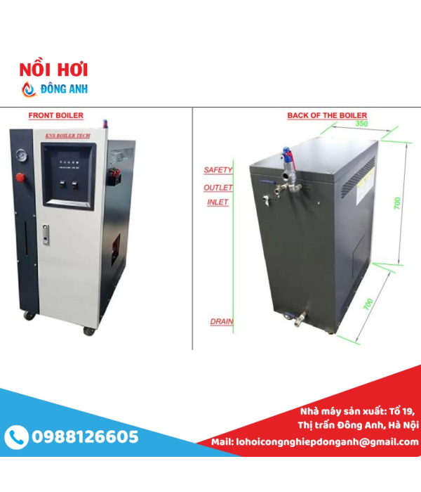 Nồi Hơi Điện Mini