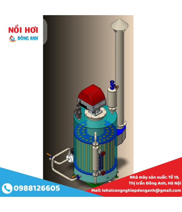 Nồi Hơi Đốt Dầu 200kg/h